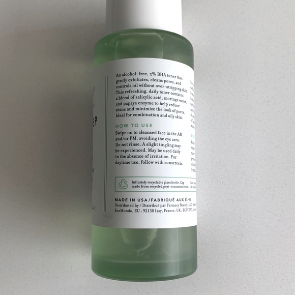 Farmacy Deep Sweep 2% BHA Pore Cleaning Toner Full Size 120mL - Picture 2 of 7